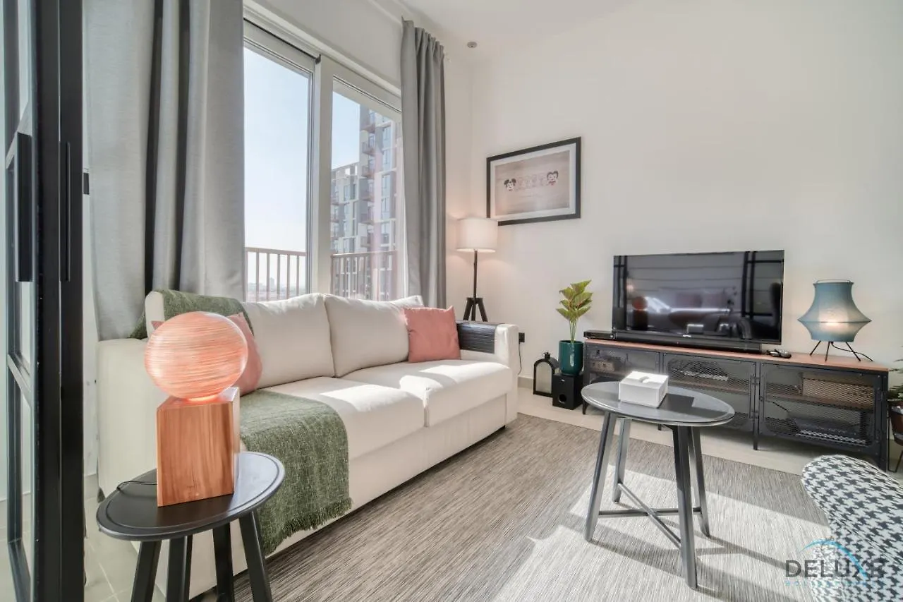 Apartment Jovial 1Br At Collective Tower 2 Mohammed Bin Rashid City By Deluxe Holiday Homes Dubai Vereinigte Arabische Emirate